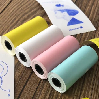 

MEMOBIRD GT1 G3 Stickers Thermal Paper 57 * 25 HD Color Printing Continuous Paste Printing Photo Cash Register Receipt Paper