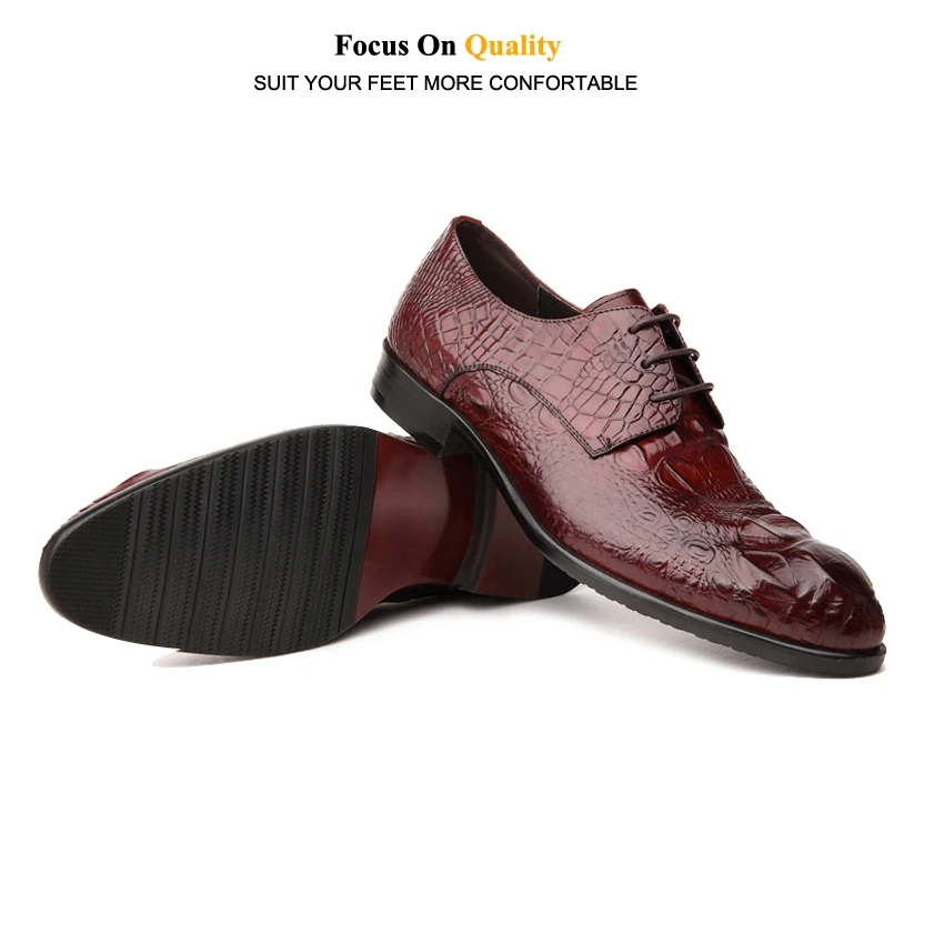 Новое поступление бренд Пояса из натуральной кожи Для мужчин ручной работы обувь круглый носок аллигатора человек Свадебная обувь на