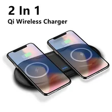 Qi Быстрое беспроводное зарядное устройство Chargeur для iphone 8 Plus xs max xr samsung S9 s10 S8+ huawei mate 20 pro быстрое зарядное устройство