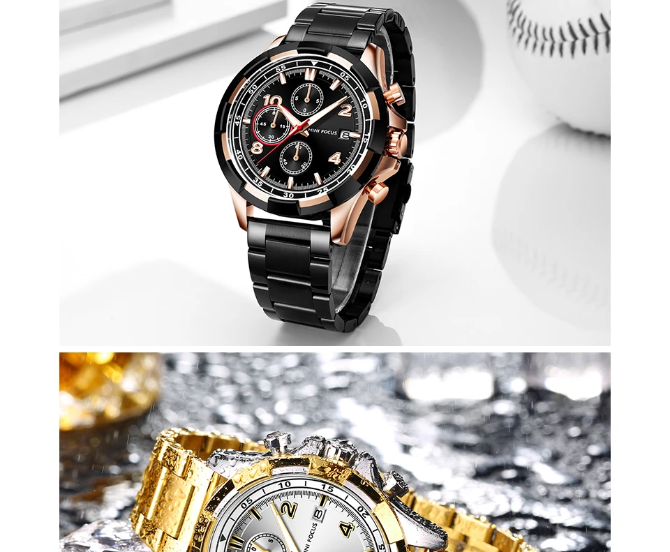 Модные мужские часы Топ бренд мини фокус Роскошные полностью Стальные кварцевые наручные часы мужские спортивные часы календарь подарок часы zegarek meski