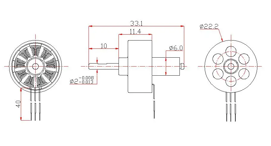 FATJAY RC hobby 2211 1050KV 1300KV 1700KV 2300KV 3000KV 16 грамм бесщеточный двигатель для радиоуправляемого самолета