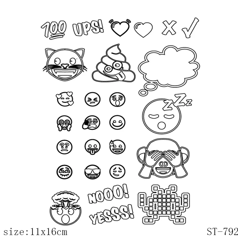 

AZSG Grimace Clear Stamps/Seals For DIY Scrapbooking/Card Making/Album Decorative Silicone Stamp Crafts