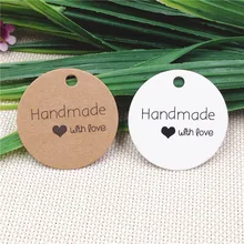 500 шт ручной работы бирка крафт-бумага спасибо Подарочная бирка этикетка для свадьбы/конфет/младенца/Закладка подарочные продукты бирка