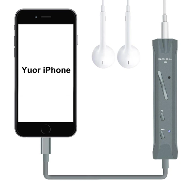 S.M.S.L SMSL i2 Lightning DAC Amp for iphone ipod