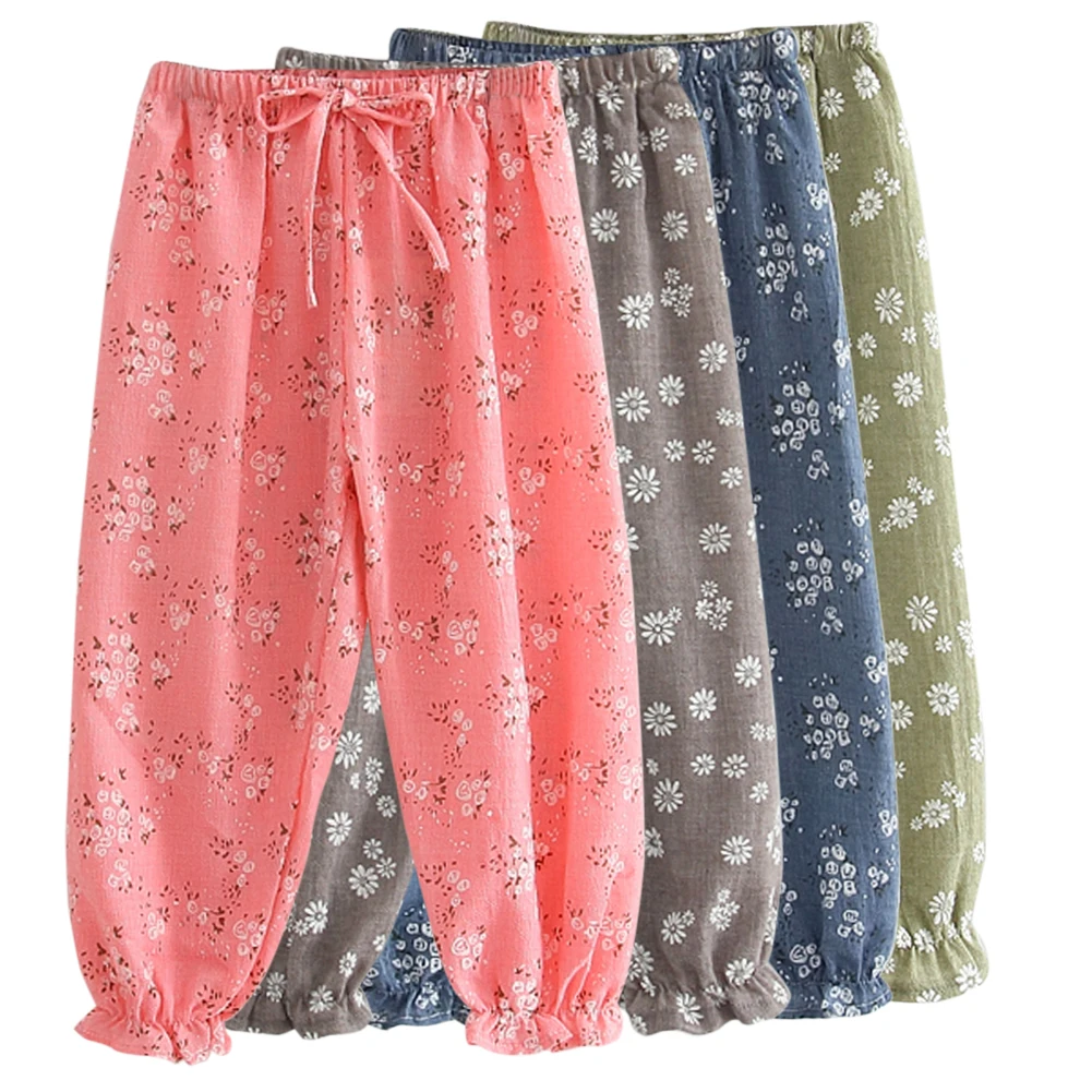 Baby Spring Pants Baby Girl Clothes Newborn Loose Pants Summer Floral