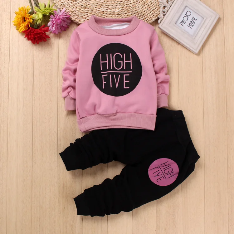 Clode/® for 0-2 Years Old Baby Boys Cute Toddler Kids Tattoo Letter Print Vest Tshirt Tops and Long Pants 2pcs Outfit Summer Clothes