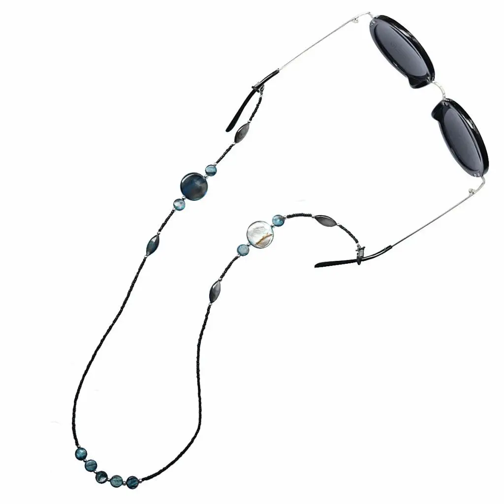 Beautiful Beaded Eyeglasses Lanyard Rope Cord Beads Sunglasses Reading Glasses Strap Holder Outdoor 70cm/27.5 inch