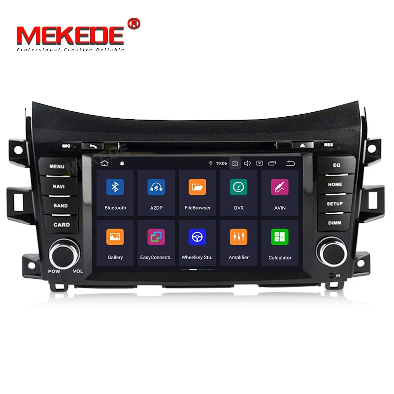 Excellent Free shipping!Mekede android 9.0 car radio multimedia For Nissan Navara Frontier NP300 2011 gps stereo car tape recorder 5