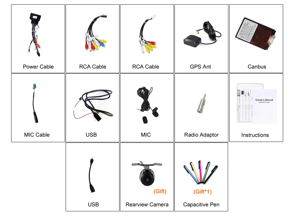 Top Eunavi 2 din Android 9.0 Car DVD Player for Ford focus II Galaxy Transit Tourneo Mondeo 2din GPS Multimedia radio Headunit IPS 24