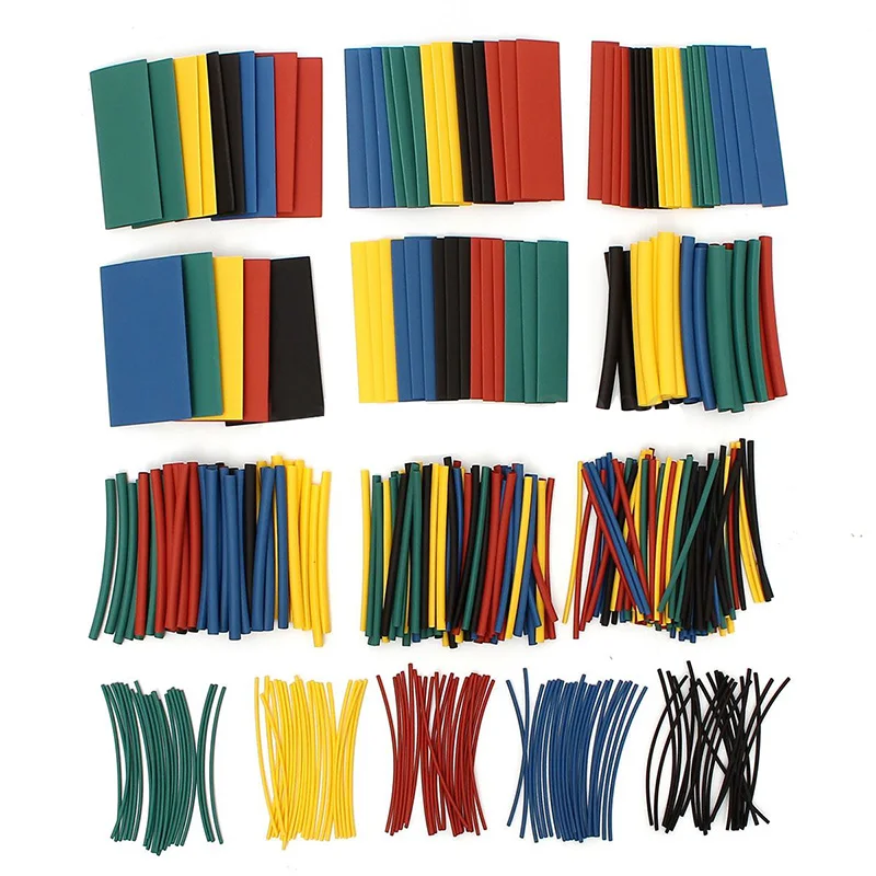 

410 pcs shrink tubing Thermoset matched 2: 1 Ratio Pipe Tube