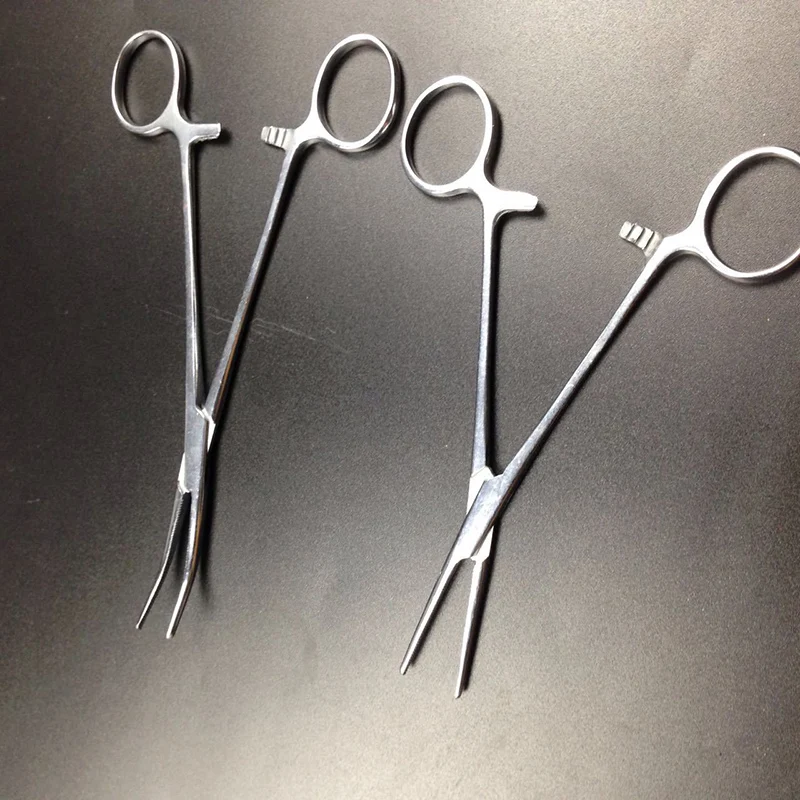 16 см 18 Fly Fishing Locking stright изогнутые ножницы плоскогубцы Hemostat рыболовное устройство