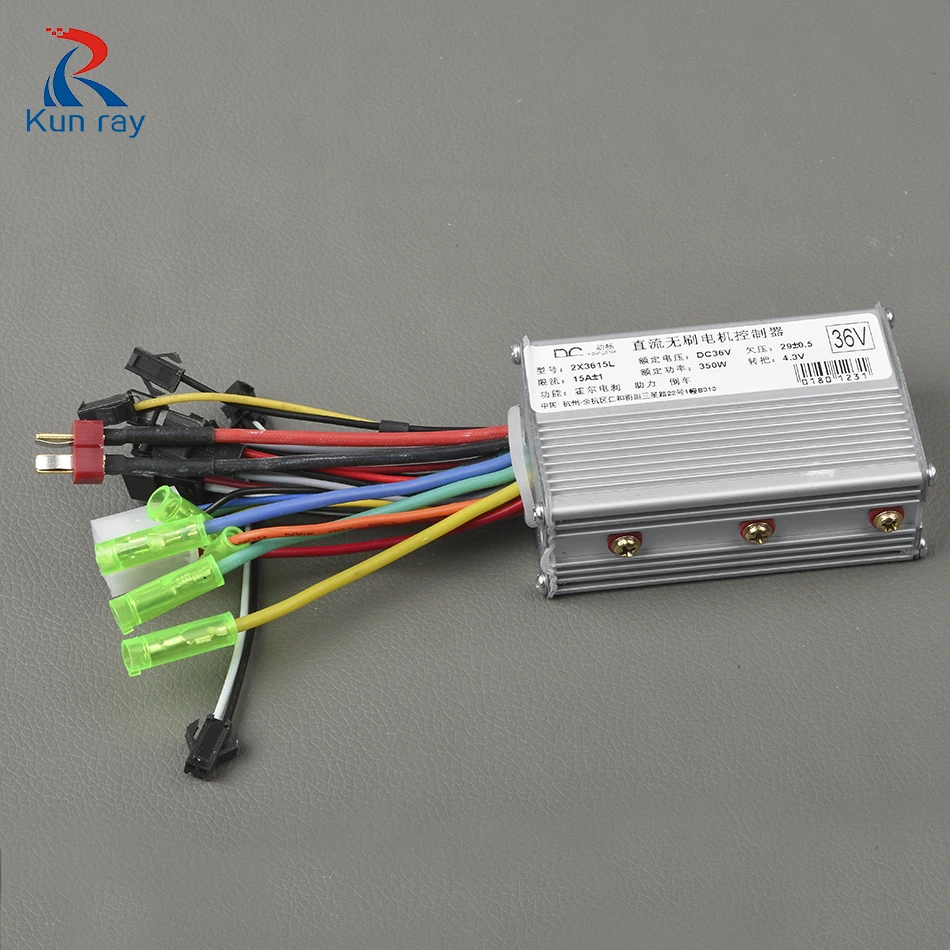 

24V/36V/48V 250W 350W 15A Brushless Controller for Electric Bike Cruise 3 Speed Function Ebike Parts Control Speed Controller