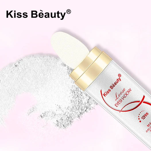 Kiss beauty Блеск Мерцающий порошок для глаз с слоеным глазом Осветляющий хайлайтер пудра инструменты для красоты