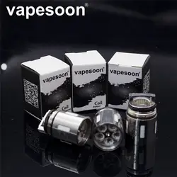 10 шт Оригинальный vapesoon TFV8 танк катушки головы V8 Q4 T10 T6 T8 распылитель ЯДРО ЗАМЕНА V8-Q4 T10/T6/T8 для курения TFV8 испаритель