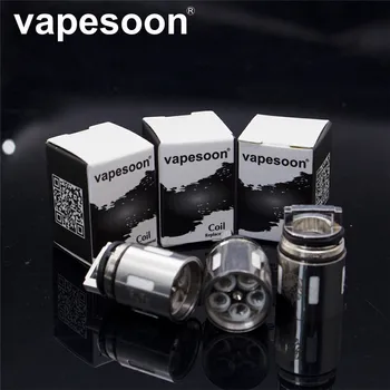 

10pcs Original Vapesoon TFV8 Tank Coil Head V8 Q4 T10 T6 T8 Atomizer Core Replacement V8-Q4 T10/ T6 /T8 For SMOK TFV8 Vaporizer