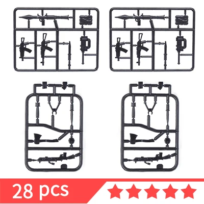 Горячая ww2 оружие военные блоки оборудование пистолет топор меч армейские фигурки оружие Солдат Военные совместимые другие строительные блоки игрушки - Цвет: no box-W3-B