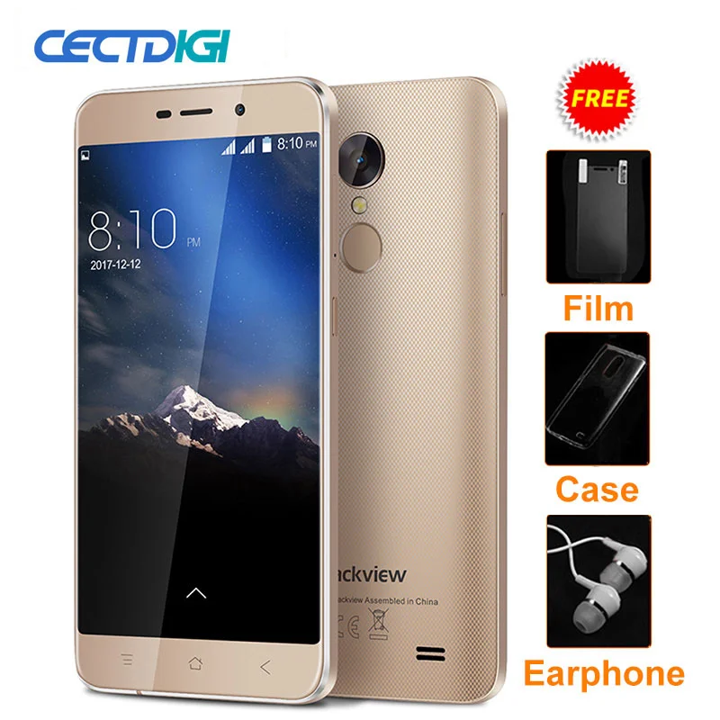 Blackview A10 3G смартфон с 5 дюймовым дисплеем четырёхъядерным процессором ОЗУ 2 Гб ПЗУ