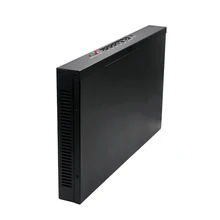 1U Mini PC Case 4 LAN Ports Mini PC With PCI Slot 2 SATA2 1 mSATA