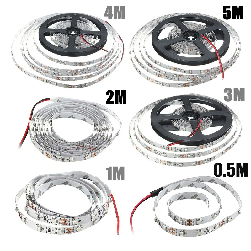 0,5/1/2/3/4/5 м 3528 SMD 60 Светодиодный УФ лампы фиолетовый ультрафиолетовый свет светодиодный свет прокладки Водонепроницаемый IP65 черный подвесной светильник DC12V