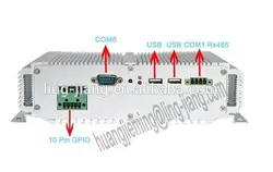 Оборудование стойки 1037U 1,8 ГГц 2 Гб ОЗУ новый промышленный ПК wifi офисный ПК настольный неттоп компьютер (LBOX-1037U)