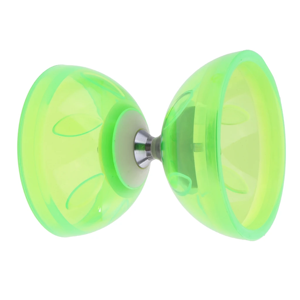 MagiDeal Triple Bearing Juggling Diabolo Toys with Sticks & String 13cm 10.5cm Diameter for Professionals Kids Adult Classic Toy