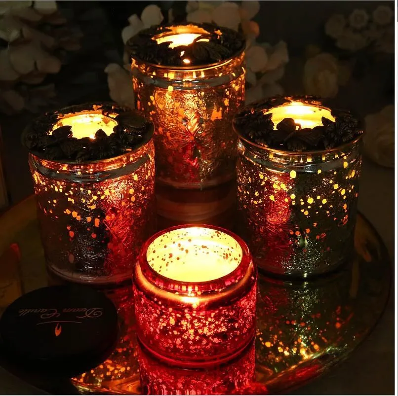 Iron art Candle cover Heat-resistant anti-wall (Apply to Yankee Candle VOLUSPA scented candle) Exquisite metal cover inner cover
