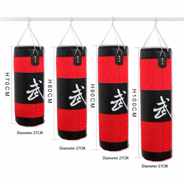 Fitness Empty Boxing Bag Gym Punching Sandbag Hollow Mma Hanging Fitness Empty Boxing Bag Gym Punching Sandbag Hollow Mma Hanging Kick Punch Bags Training Equipment