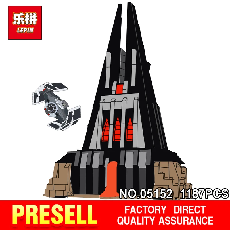 

2018 Lepin 05152 Star Toys Wars The 75251 Darth Vader`s Castle Set Building Blocks Bricks Assembled DIY Christmas Gifts Birthday