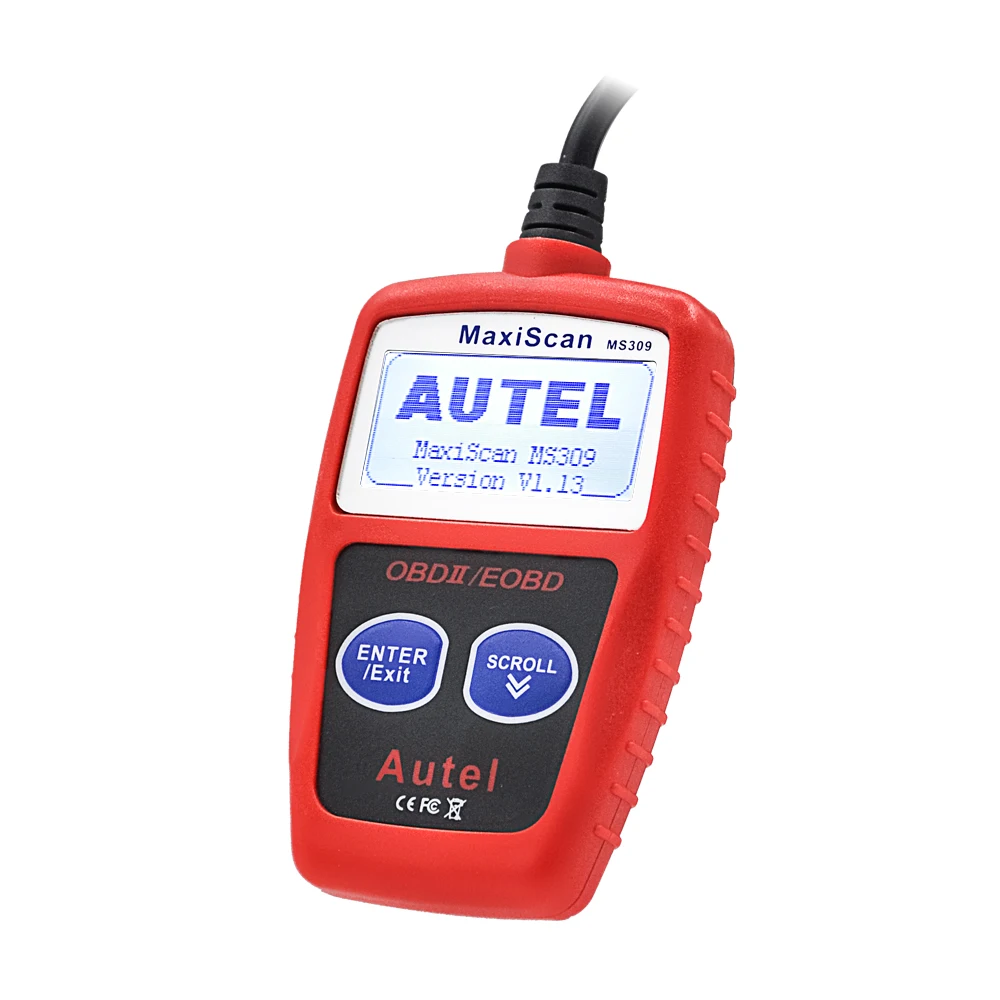 Диагностический сканер MaxiScan MS309 OBD2 OBDII EOBD считыватель кодов автомобиля тестер