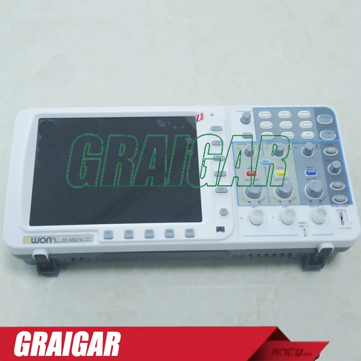 

SDS8102 OWON Portable digital oscilloscope 100MHz bandwidth, 2GMS/s sample rate, 2+1channels, 8" color LCD disply