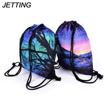 

women backpack unique pattern men 3D Printing Drawstring Bags multicolor Backpack good quality rucksack women mochilas