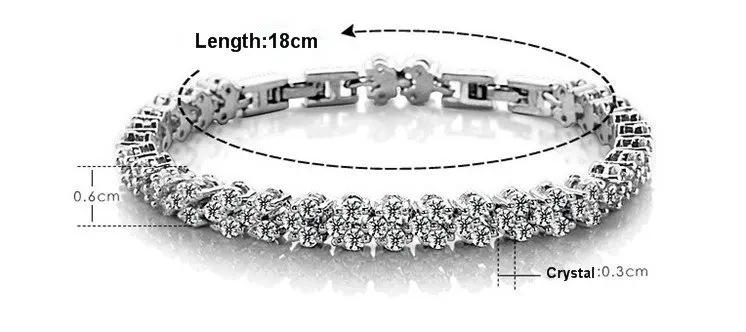 Дизайн, блестящие романтические кубические циркониевые браслеты из стерлингового серебра 925 пробы, Женские Ювелирные изделия, подарок, Прямая поставка, не выцветает, дешево