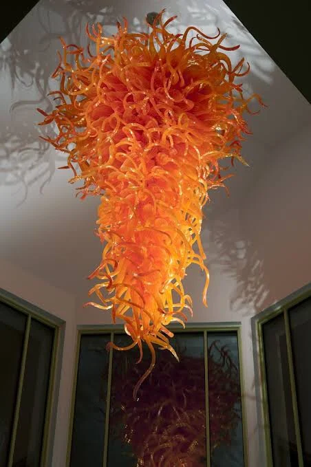 LR1336 Orange Chandelier