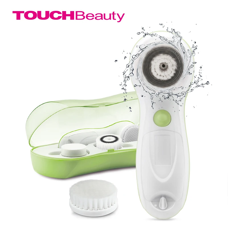 Цена TOUCHBeauty 3 in1 Вращающаяся щетка для чистки лица костюм для мальчиков, футболка + штаны с 3 замены щетки, 2 Скорость настройки с коробка для хранен...