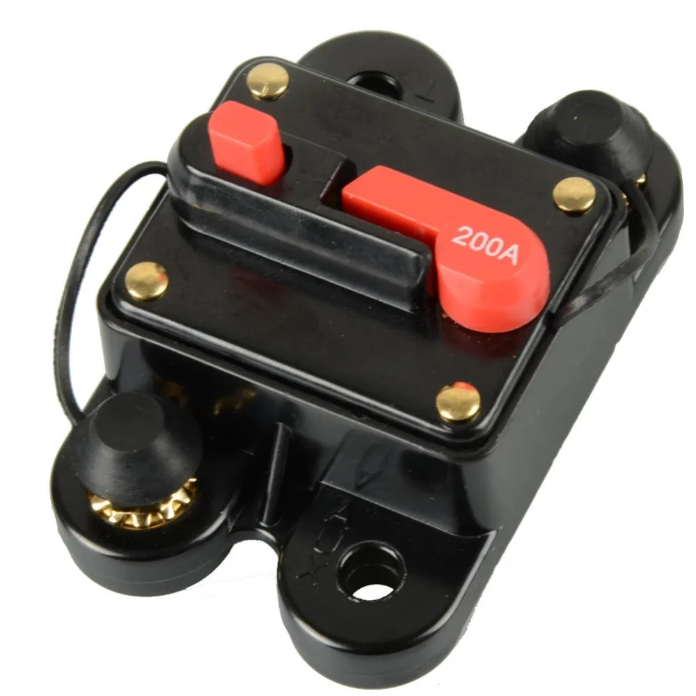 

12V-24V DC 60A 80A 100A 150A 200A 250A Home Solar System Waterproof Circuit Breaker Reset Fuse Inverter T1371 T0.11