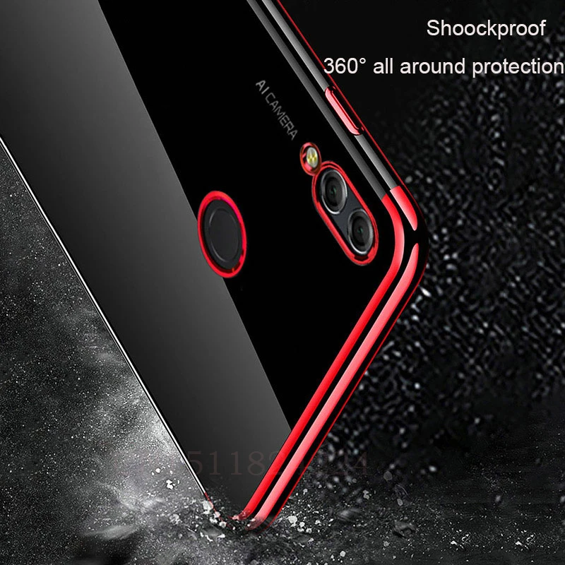 Case For Huawei Y9 2019 Cases Silicone Plated For Huawei Y9 2018 Y6 Prime Y7 Prime 2017 P Smart Mate (7)