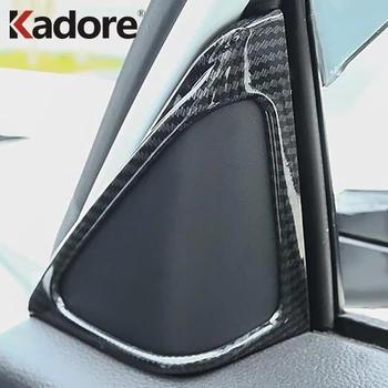 

For Accord 2018 2019 2020 Carbon Fiber Front Door Window Inner Triangle Cover Sticker Auto Trim Decoration Accessories