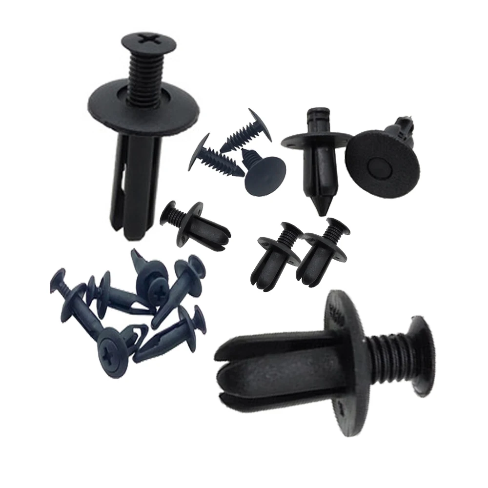 100Pcs Universal Auto Fastener Car Door bumper cover automotive screw