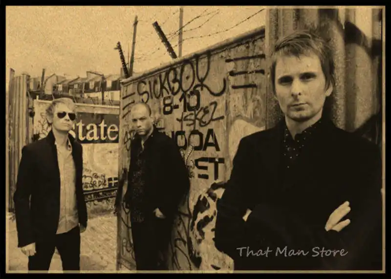 Muse постер. muse винтажный Ретро постер с рок музыкой крафт бумага декоративный