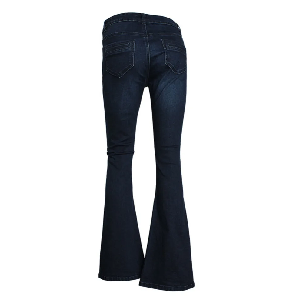 flare jeans elastic waist