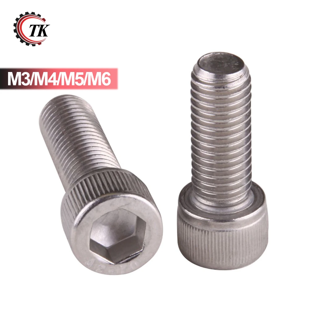 Винт с шестигранной головкой из нержавеющей стали M3 M4 M5 M6 50 шт.|cylinder head screws|m6 stainless
