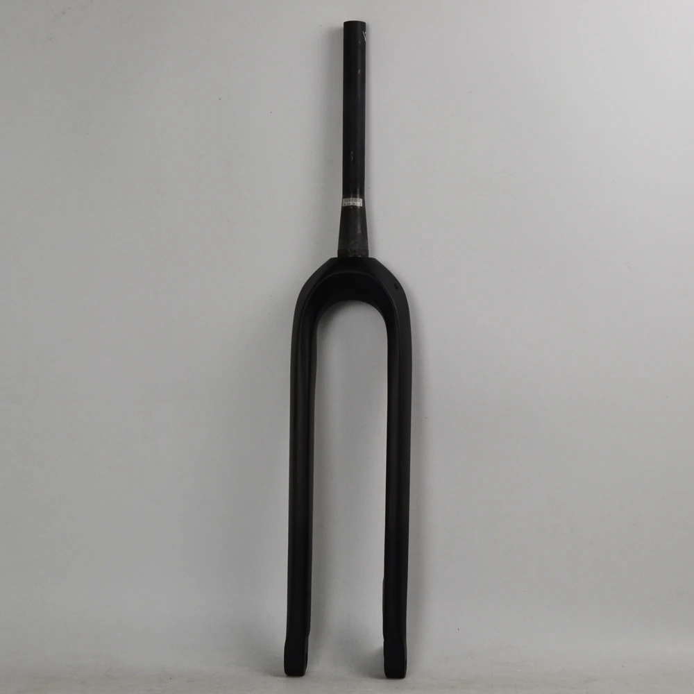 rigid MTB bike fork UD matt fork for 27.5 / 29 tapered carbon thur axle