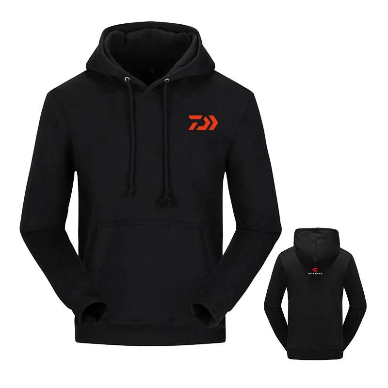 Мужская толстовка Daiwa Fishing Clothing теплая дышащая с длинным рукавом для походов и
