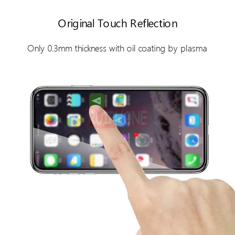 IPhone X XR XS 11 12 Pro Max Мини Защитная пленка для экрана из закаленного стекла с защитой