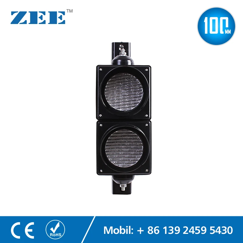 4 inches 100mm LED Traffic Light Lamp Red Green Traffic Signal Light Parking Lot Signal Entrance and Exit