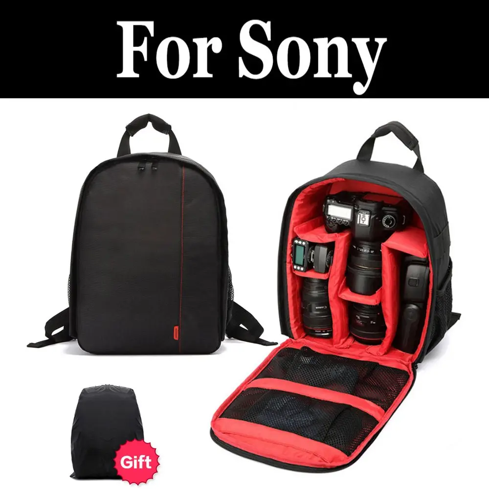 Сумка для DSLR камеры модная сумка из полиэстера sony A33 A35 A37 A55 A57 A58 A65 A68 A77 II DSC RX0 FDR X3000