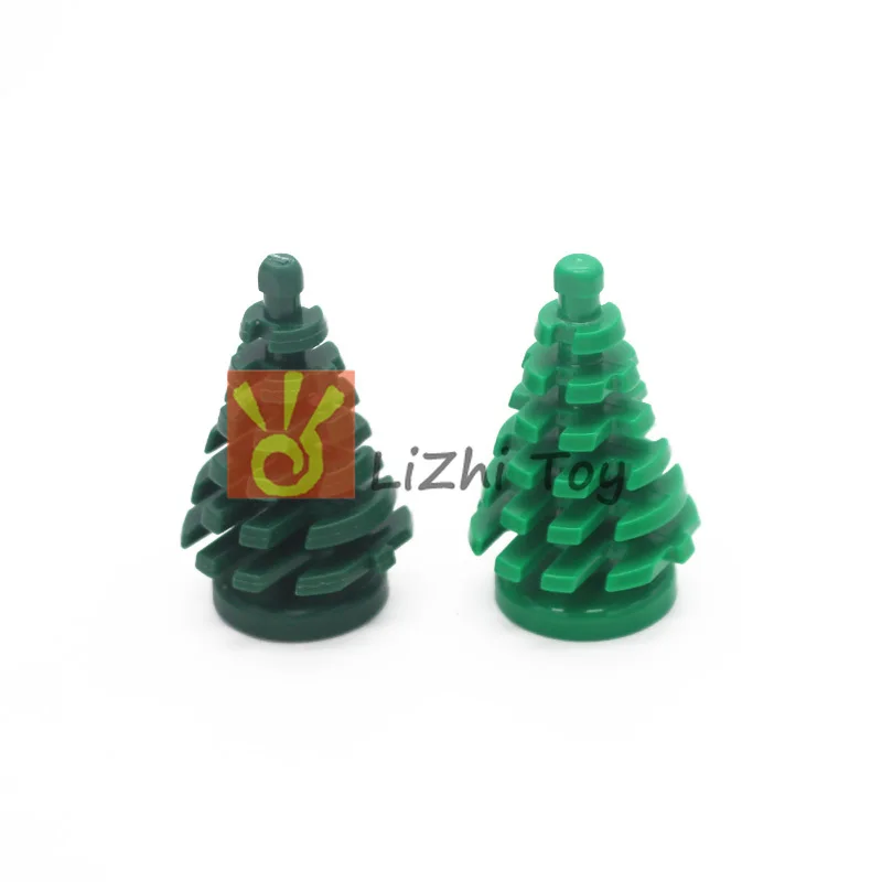 Кубики MOC 2435 сосны для растений маленькие 2x2x4 сделай сам развивающие блочные