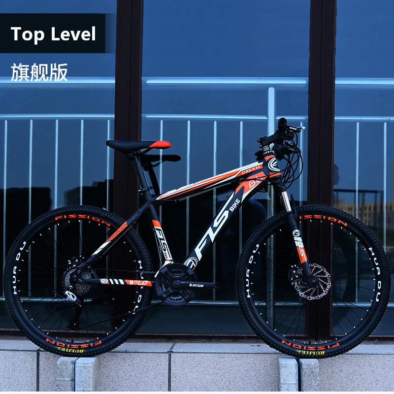 Perfect New Brand Mountain Bike Carbon Steel Frame 24/26 inch Wheel 27 Speed Dual Disc Brake Bicycle Outdoor Sports Downhill Bicicleta 4