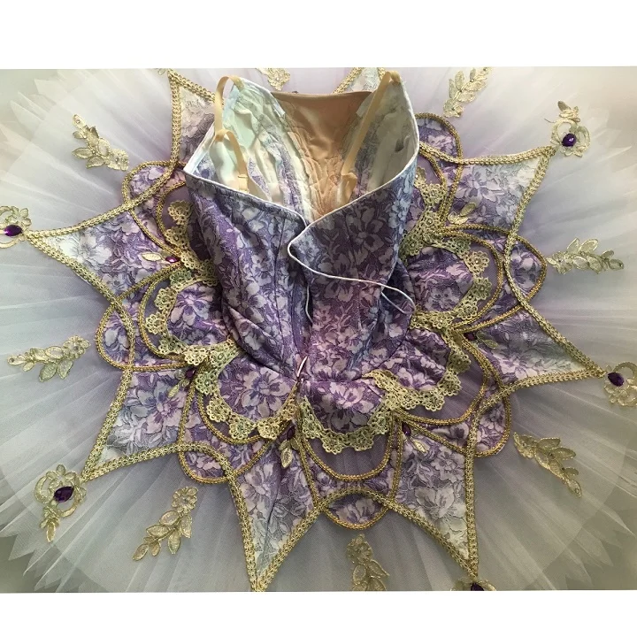 FLTOTURE сиреневая классическая балетная юбка-пачка для блинов, 10 размеров, JY2515, Профессиональный Балетный Щелкунчик на заказ