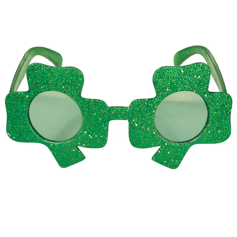 Cycling  Eyewear St. Patrick's Day Glasses Green Irish Adult Festival Funny Clover Green Hat Glasses Holiday Gift #2D05 (5)